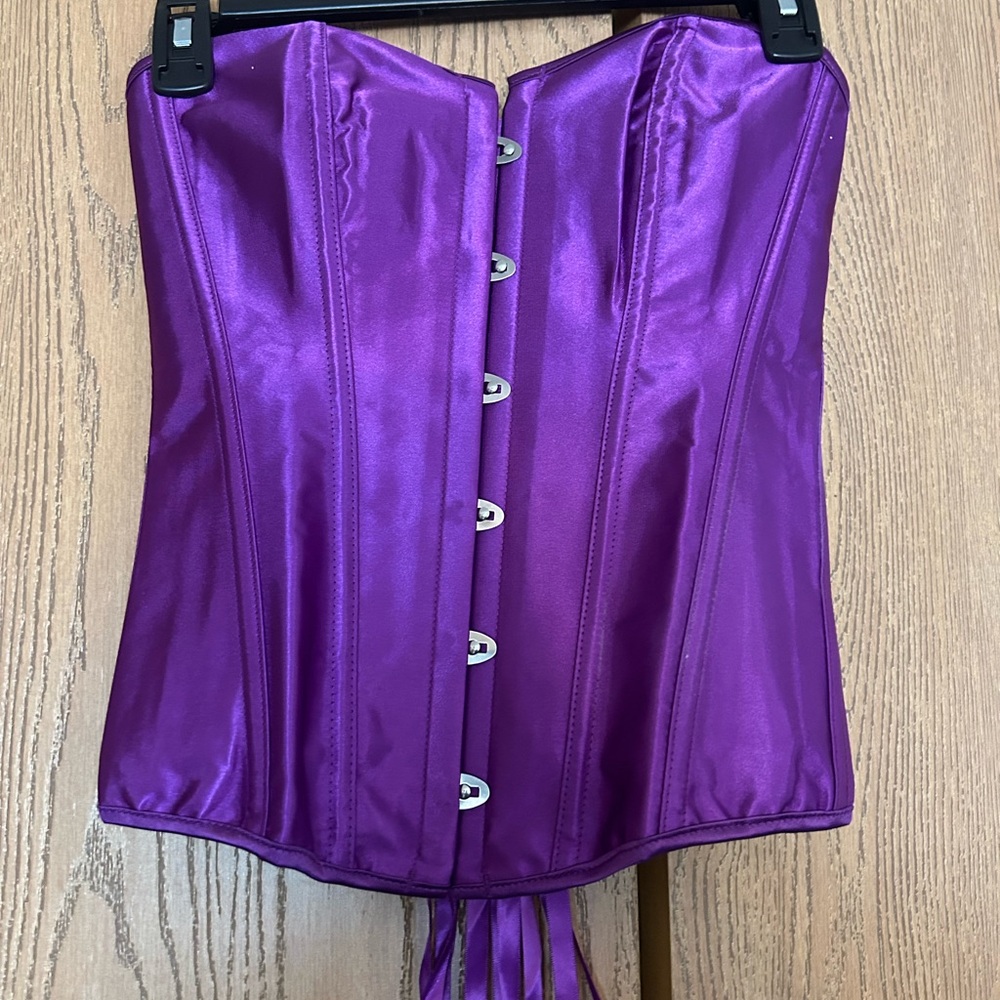 Purple corset